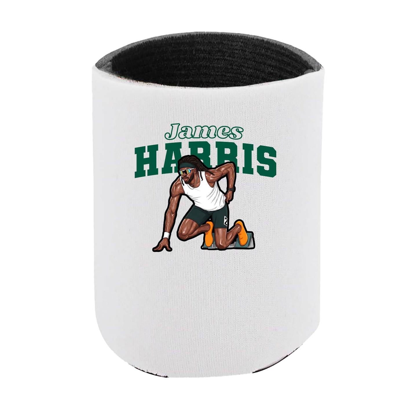 Can Holder — Name Arch in White