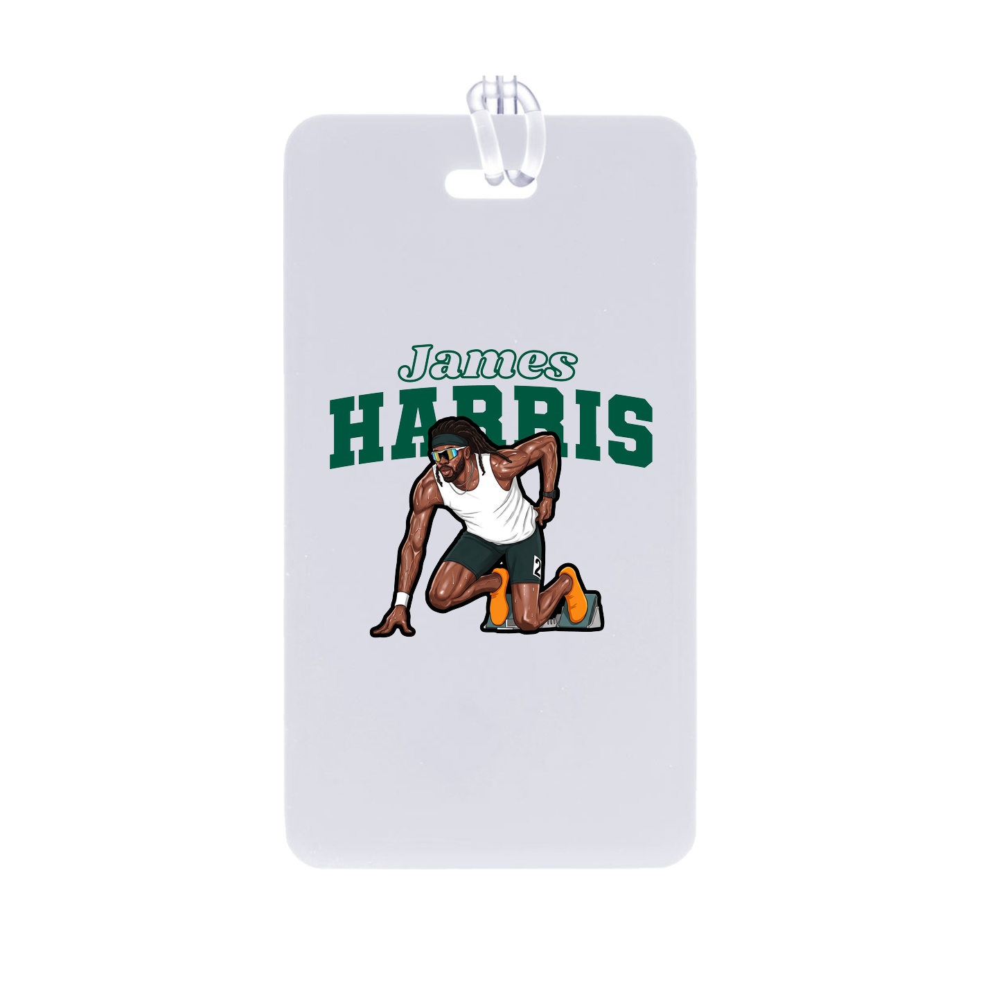 Bag Tag — Name Arch in Classic
