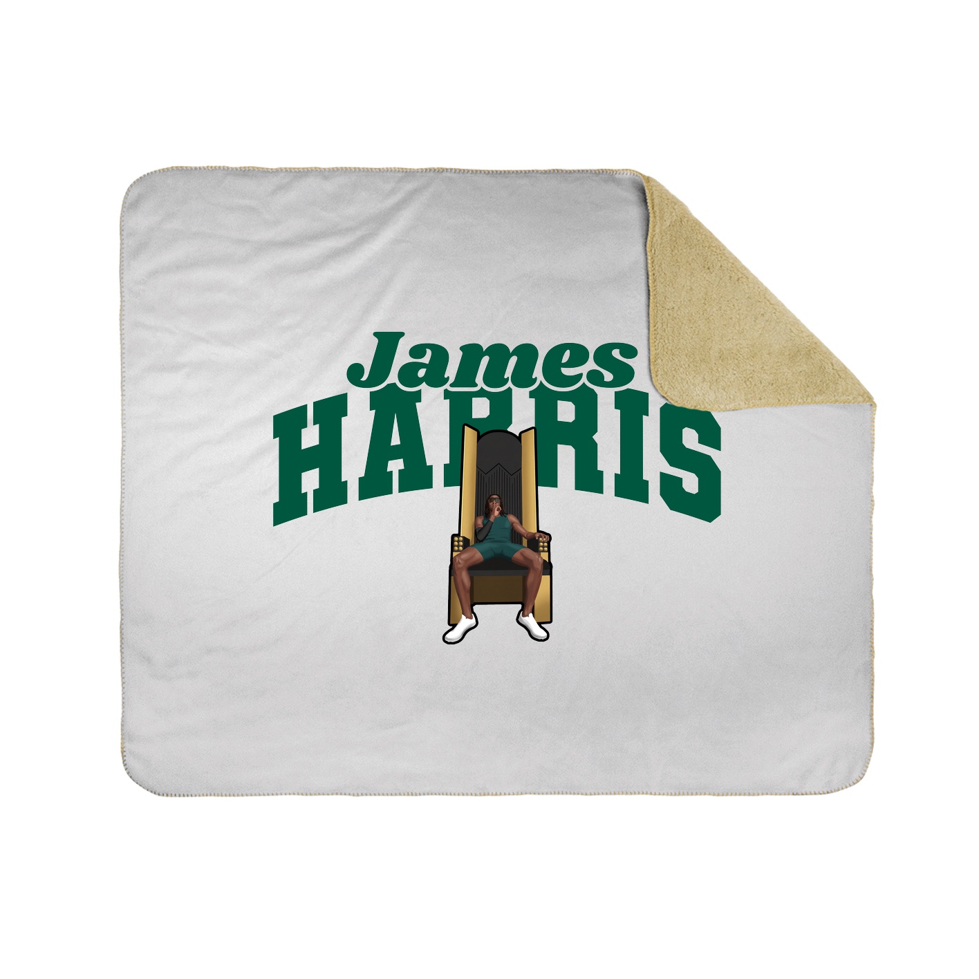 Throw Blanket — Signature Arch in White