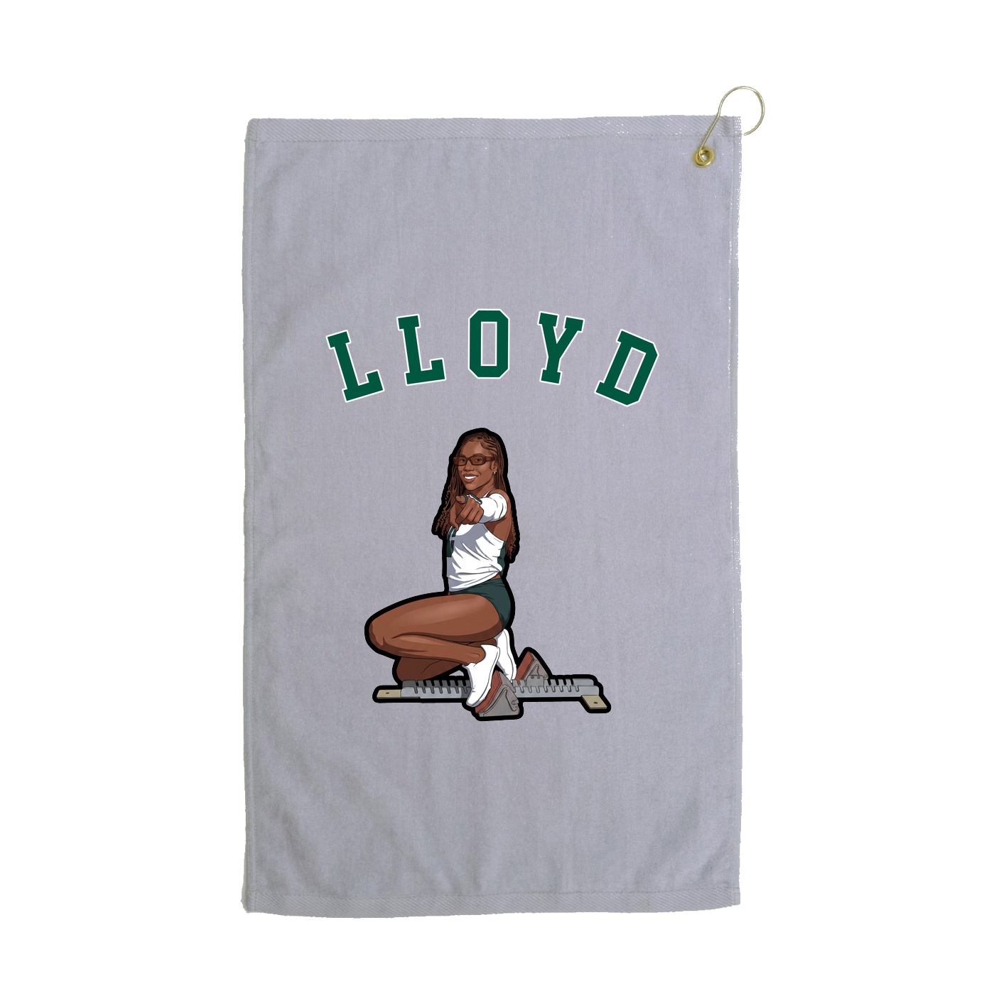 Golf Towel — Shirsey Arch in Grey