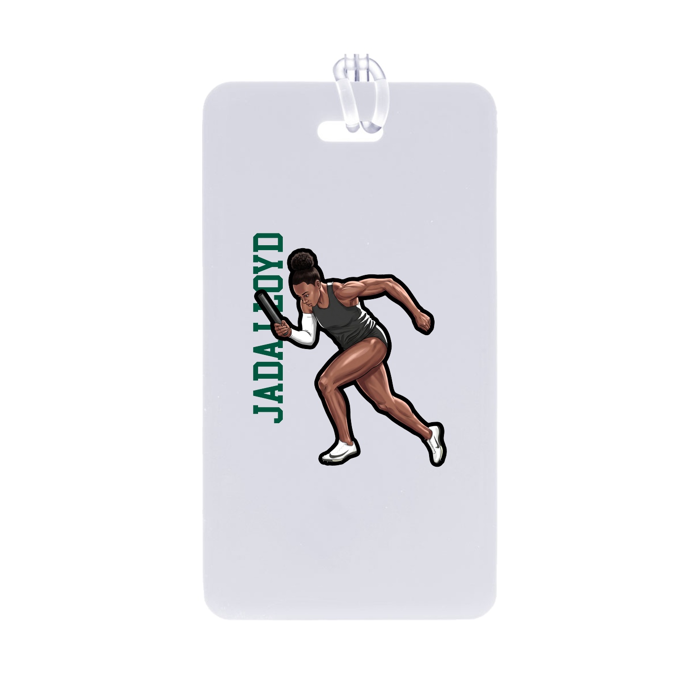 Bag Tag — Name Vertical in Classic