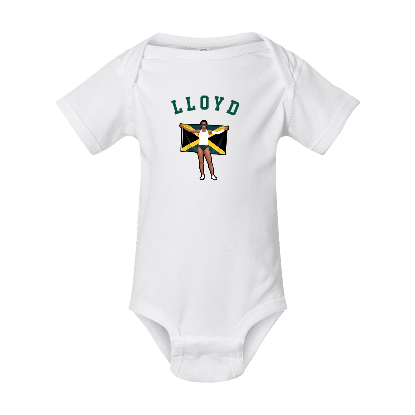 Baby Onesie — Shirsey Arch in White