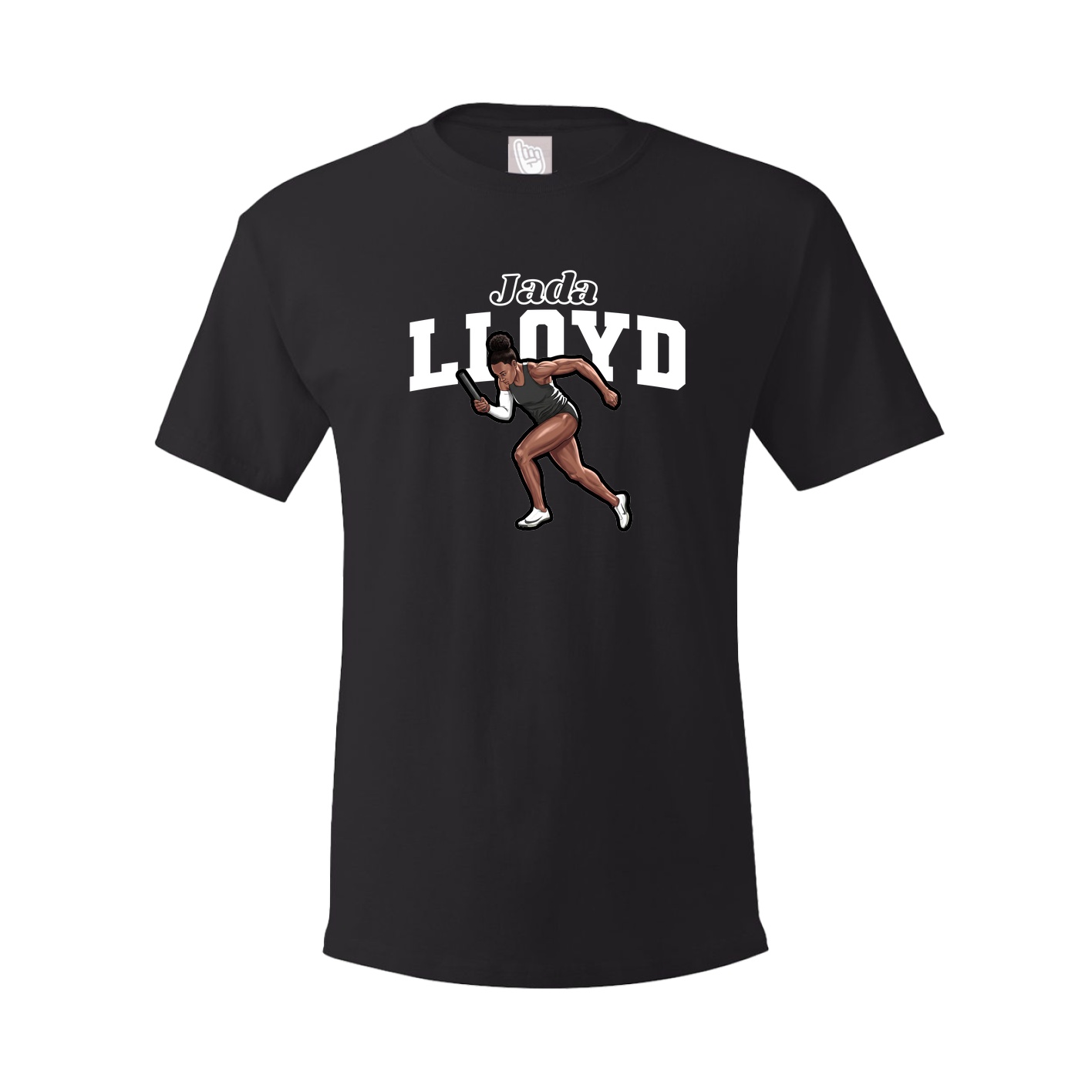 Youth Tee — Name Arch in Black