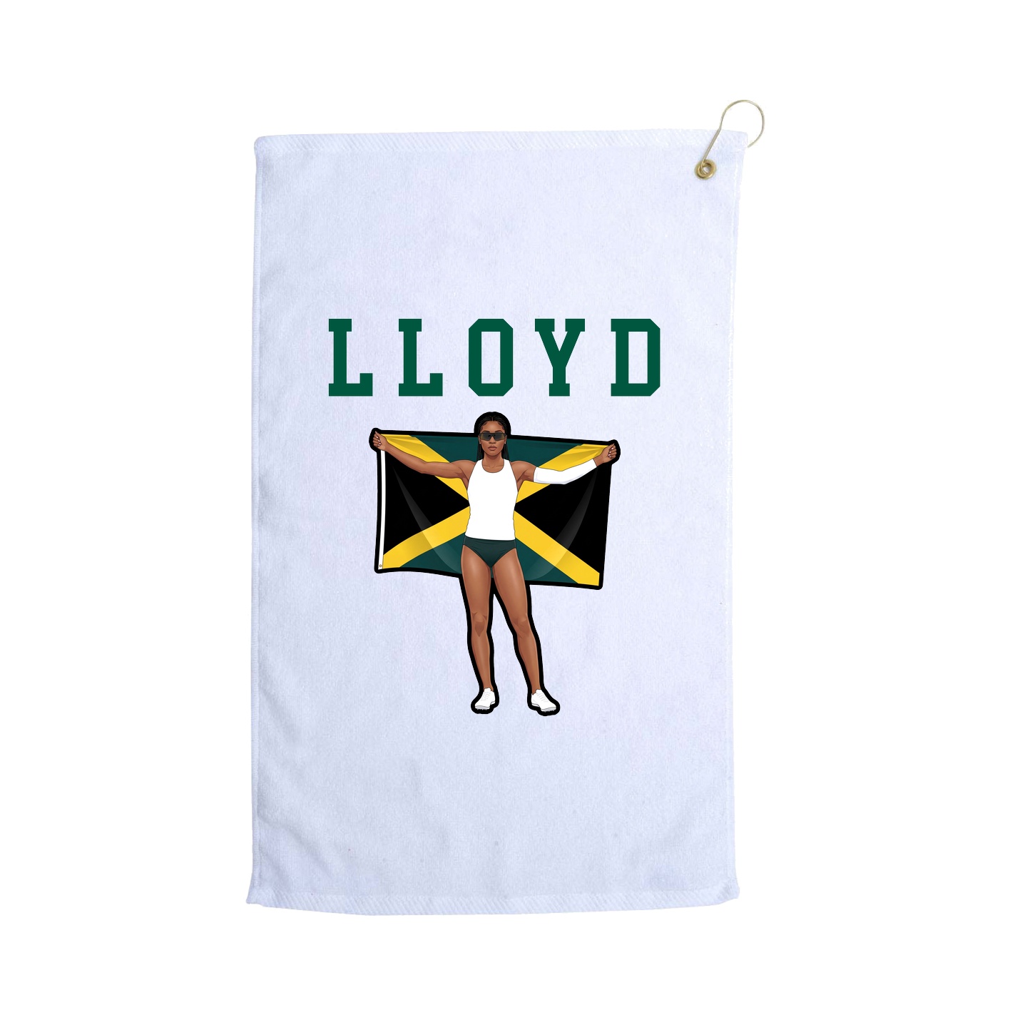 Golf Towel — Shirsey in White