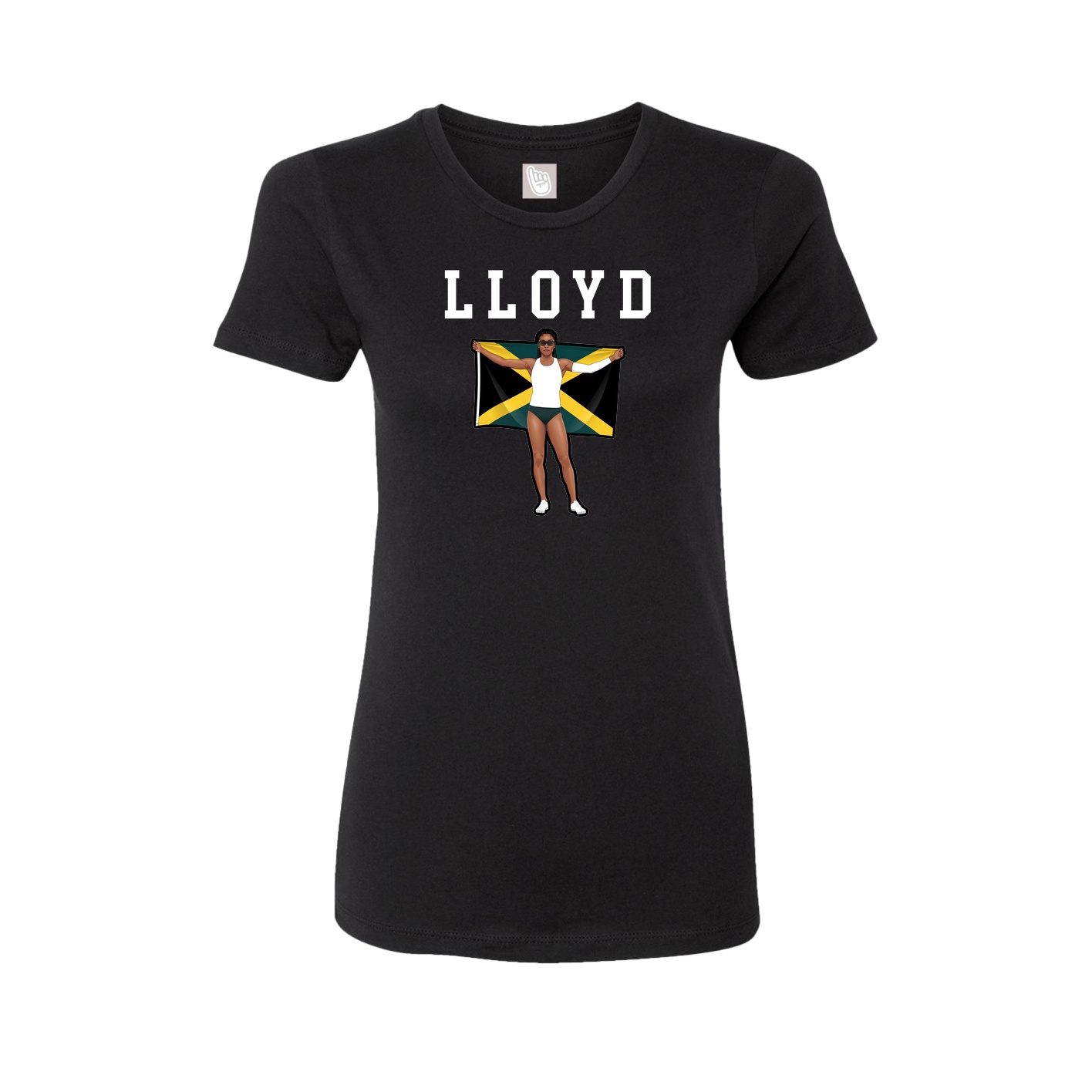 Fitted Women's Tee — Shirsey in Black