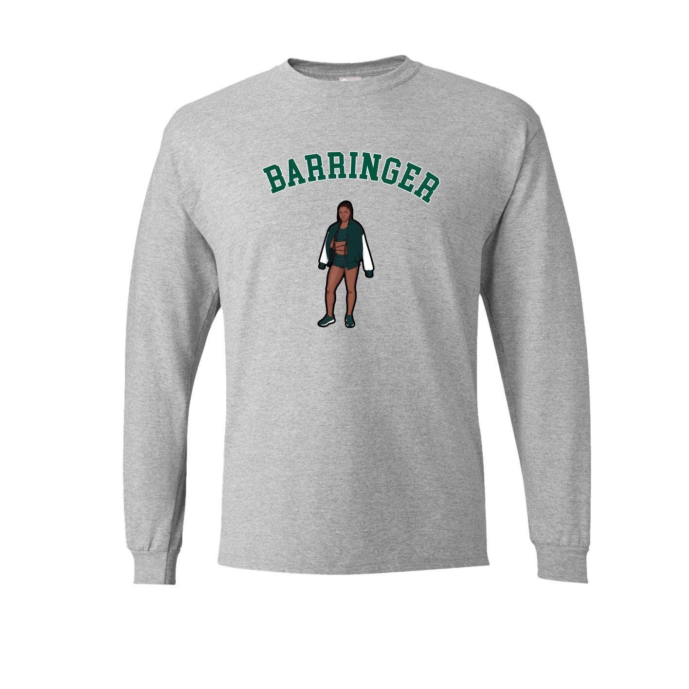 Long Sleeve Tee — Shirsey Arch in Grey