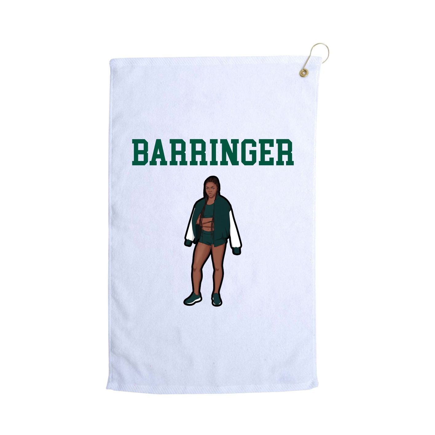 Golf Towel — Shirsey in White