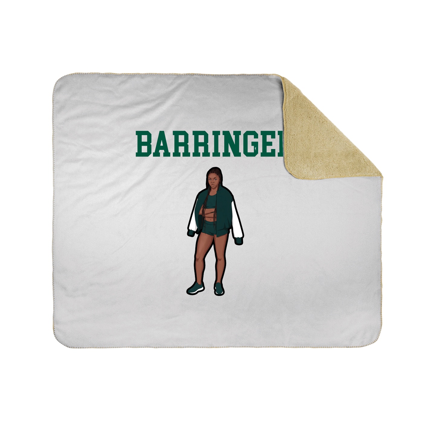 Throw Blanket — Shirsey in White