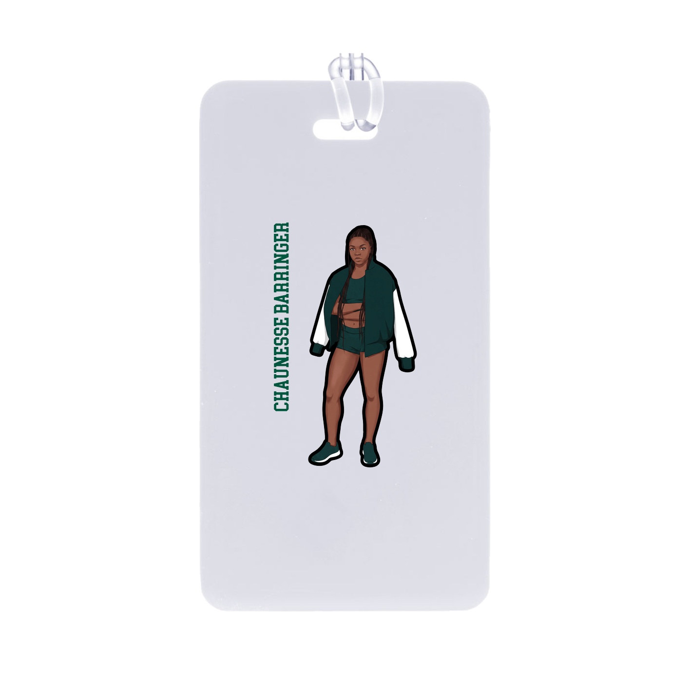 Bag Tag — Name Vertical in Classic
