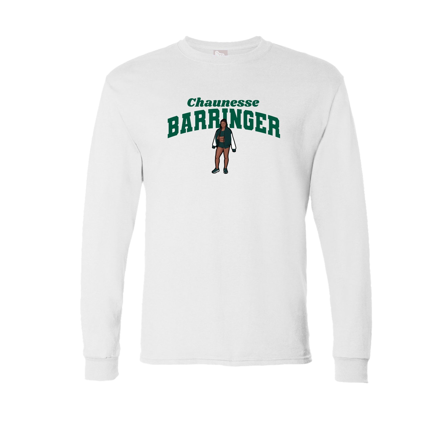 Long Sleeve Tee — Signature Arch in White