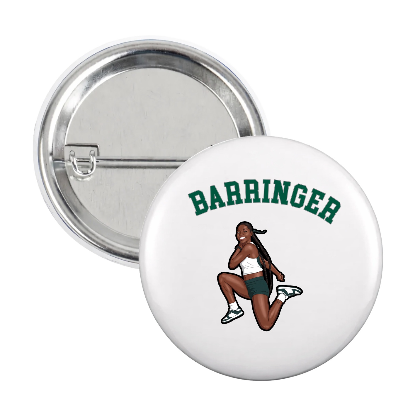 Game Day Button — Shirsey Arch in White