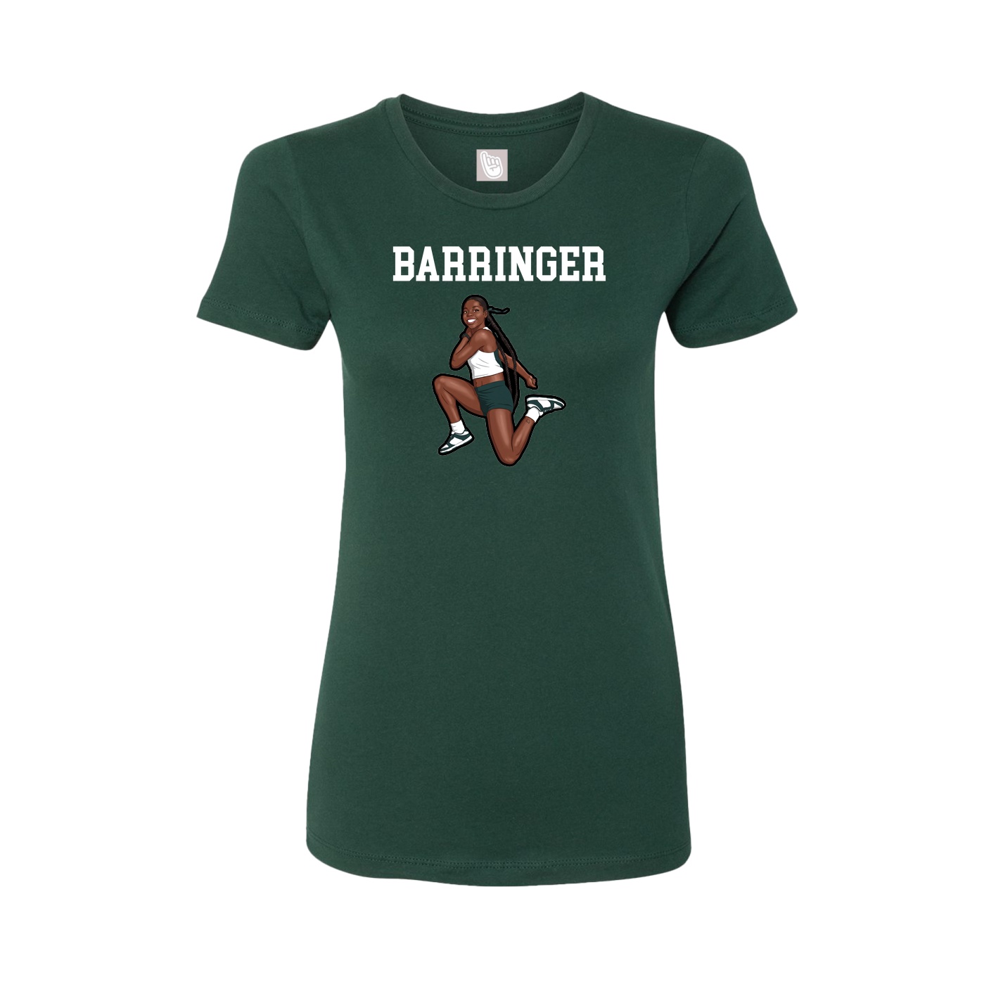 Fitted Women's Tee — Shirsey in Green