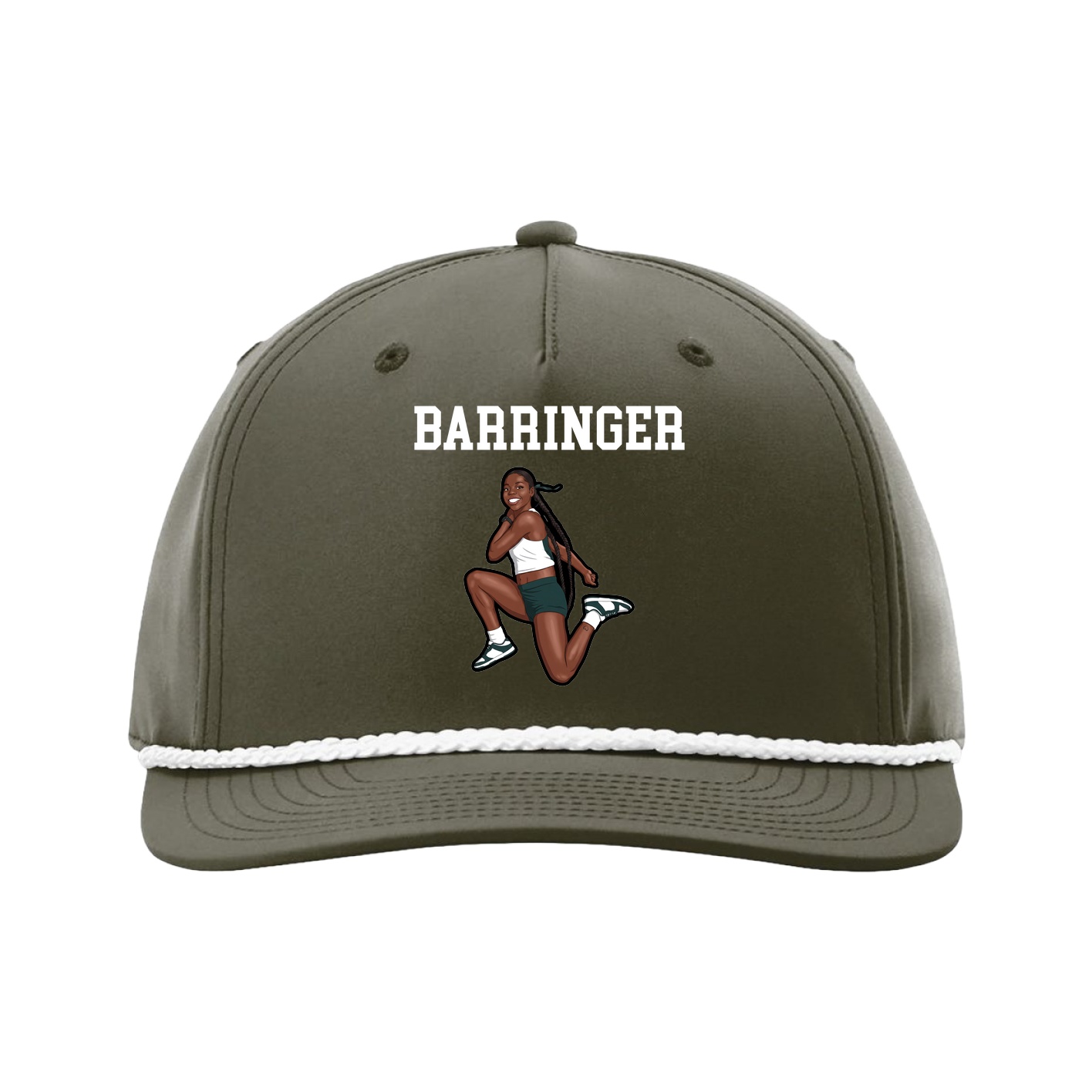 Five-Panel Classic Rope Cap — Shirsey in Green