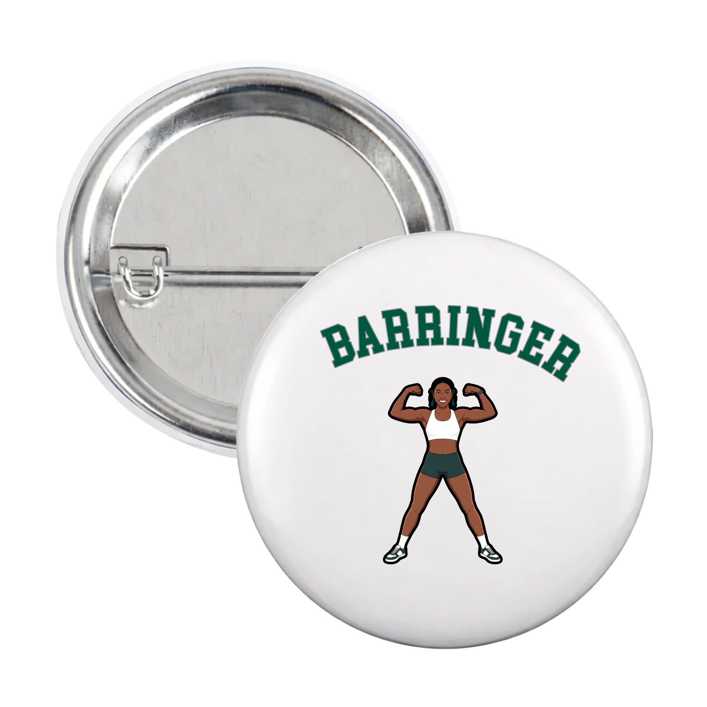 Game Day Button — Shirsey Arch in White