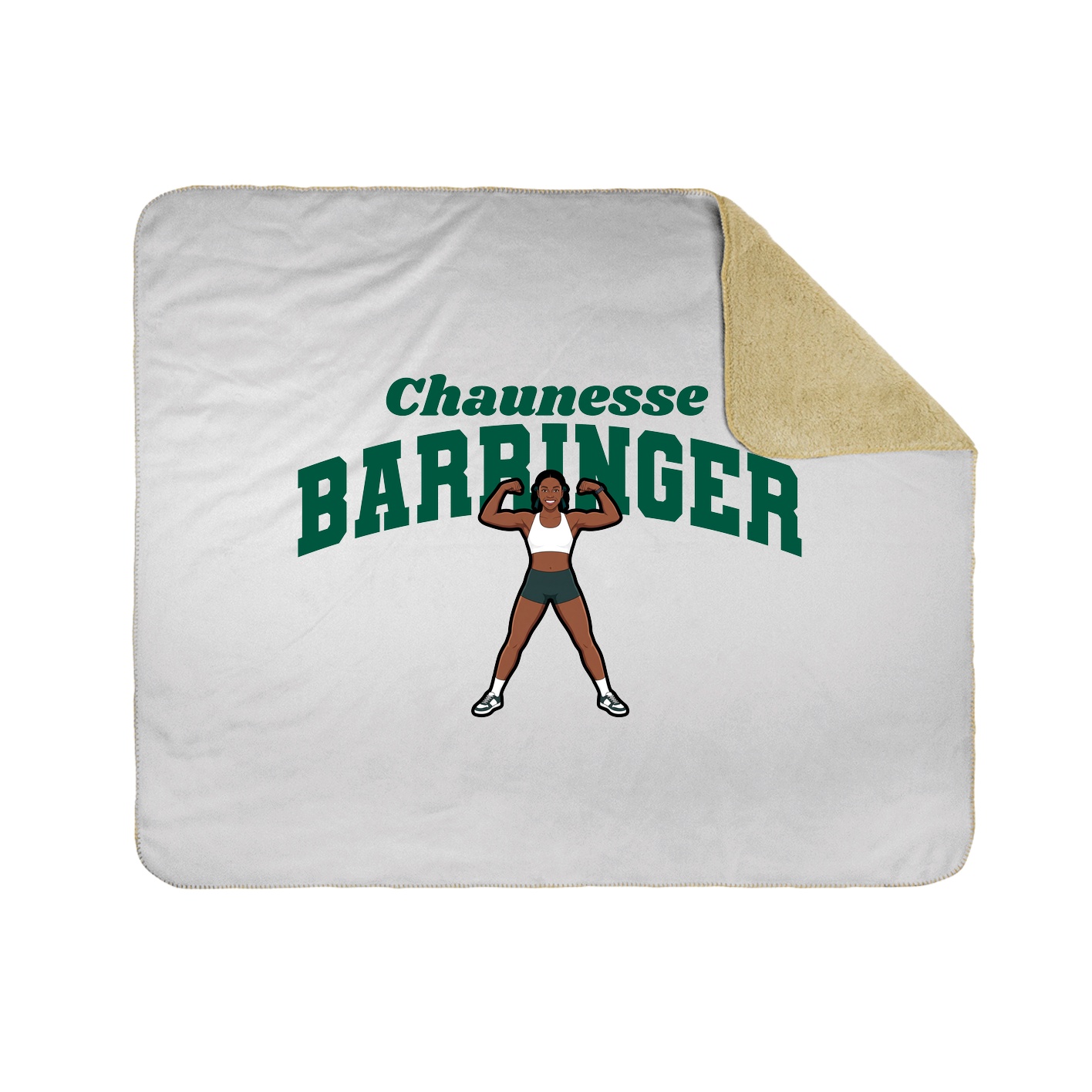 Throw Blanket — Signature Arch in White