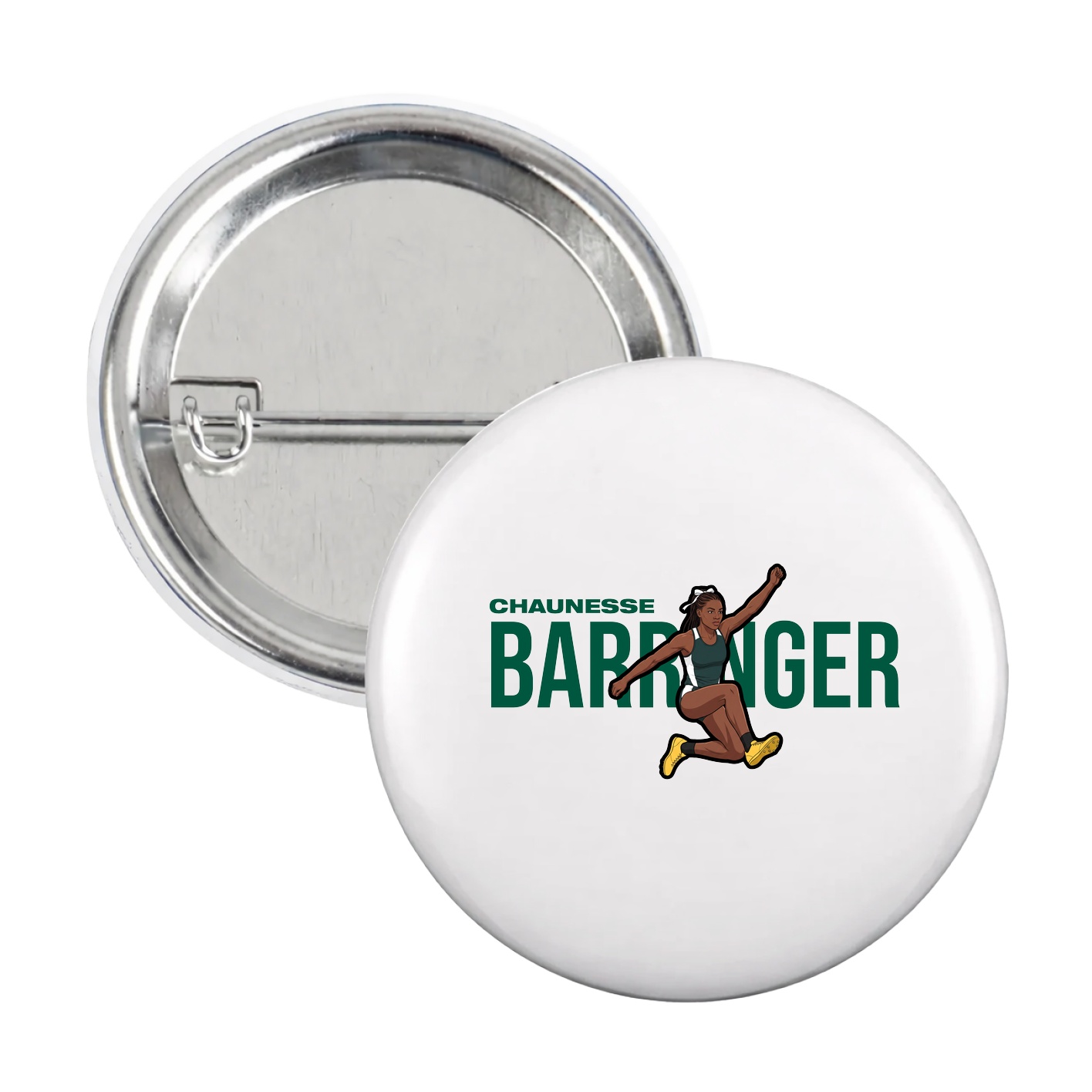 Game Day Button — Player Name in White