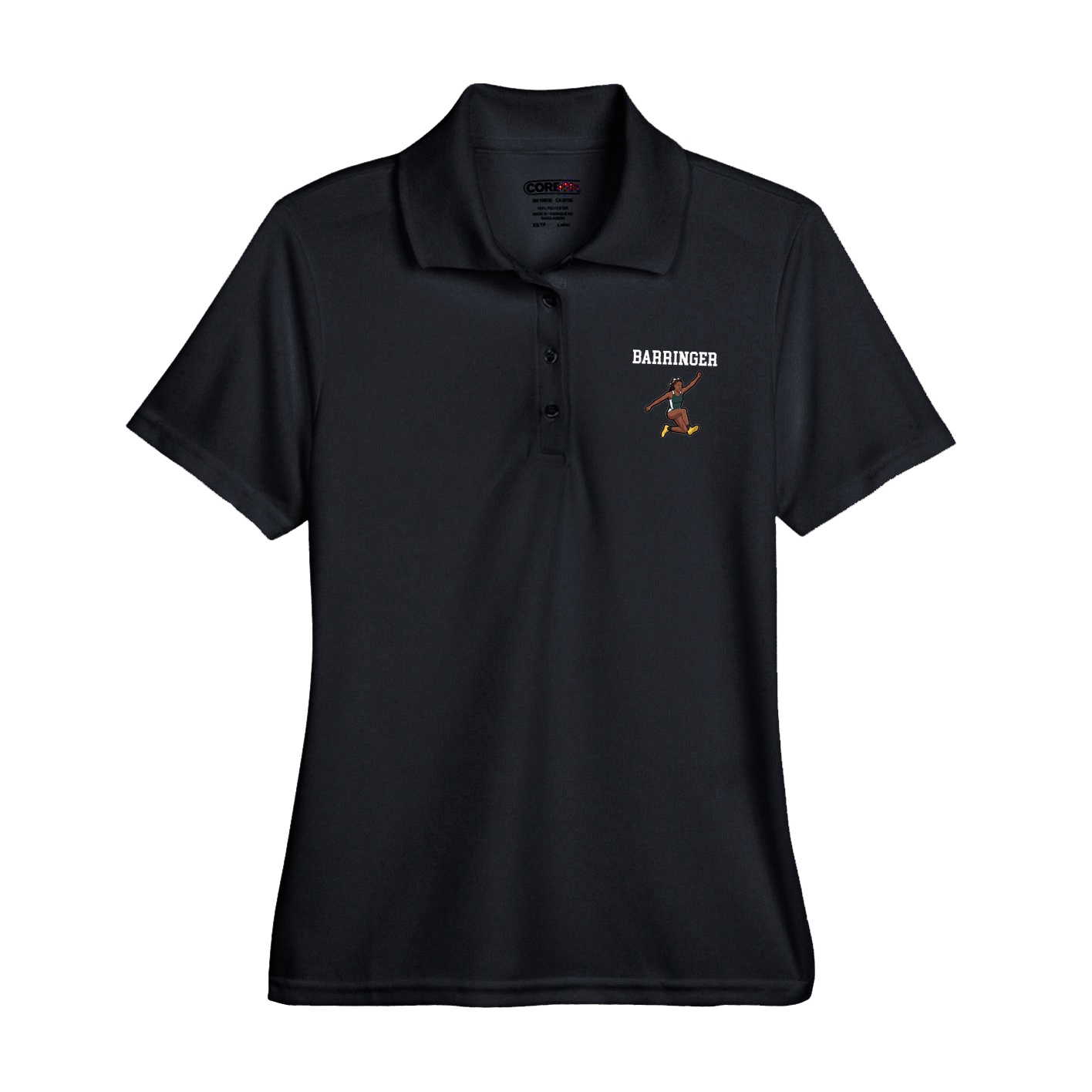 Womens Performance Polo — Shirsey in Black