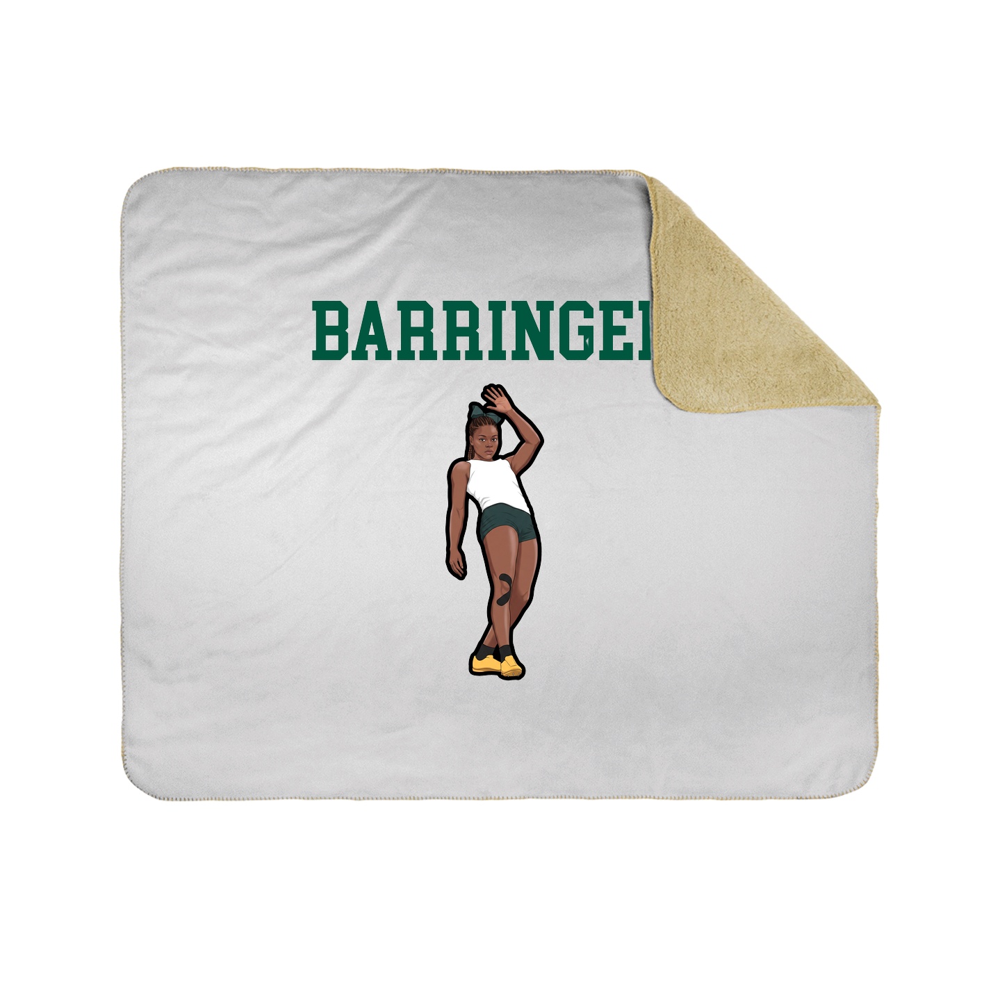 Throw Blanket — Shirsey in White