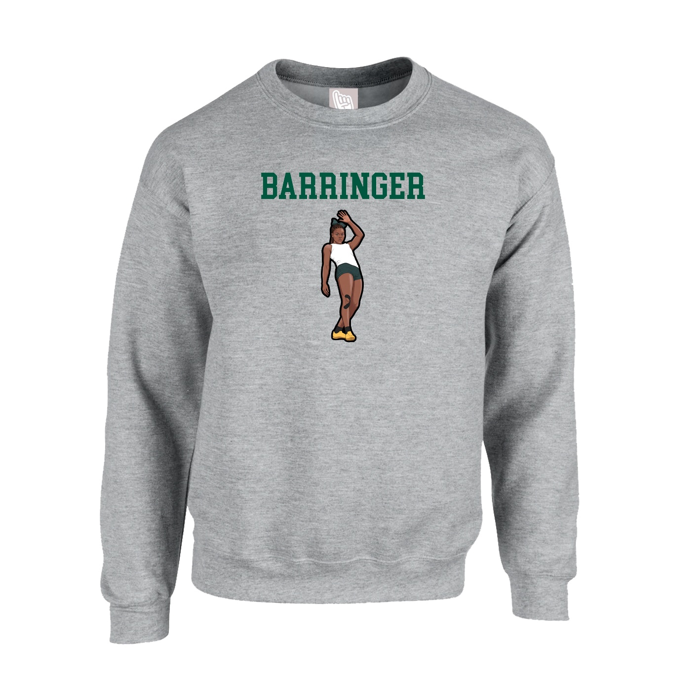 Fleece Crew — Shirsey in Grey