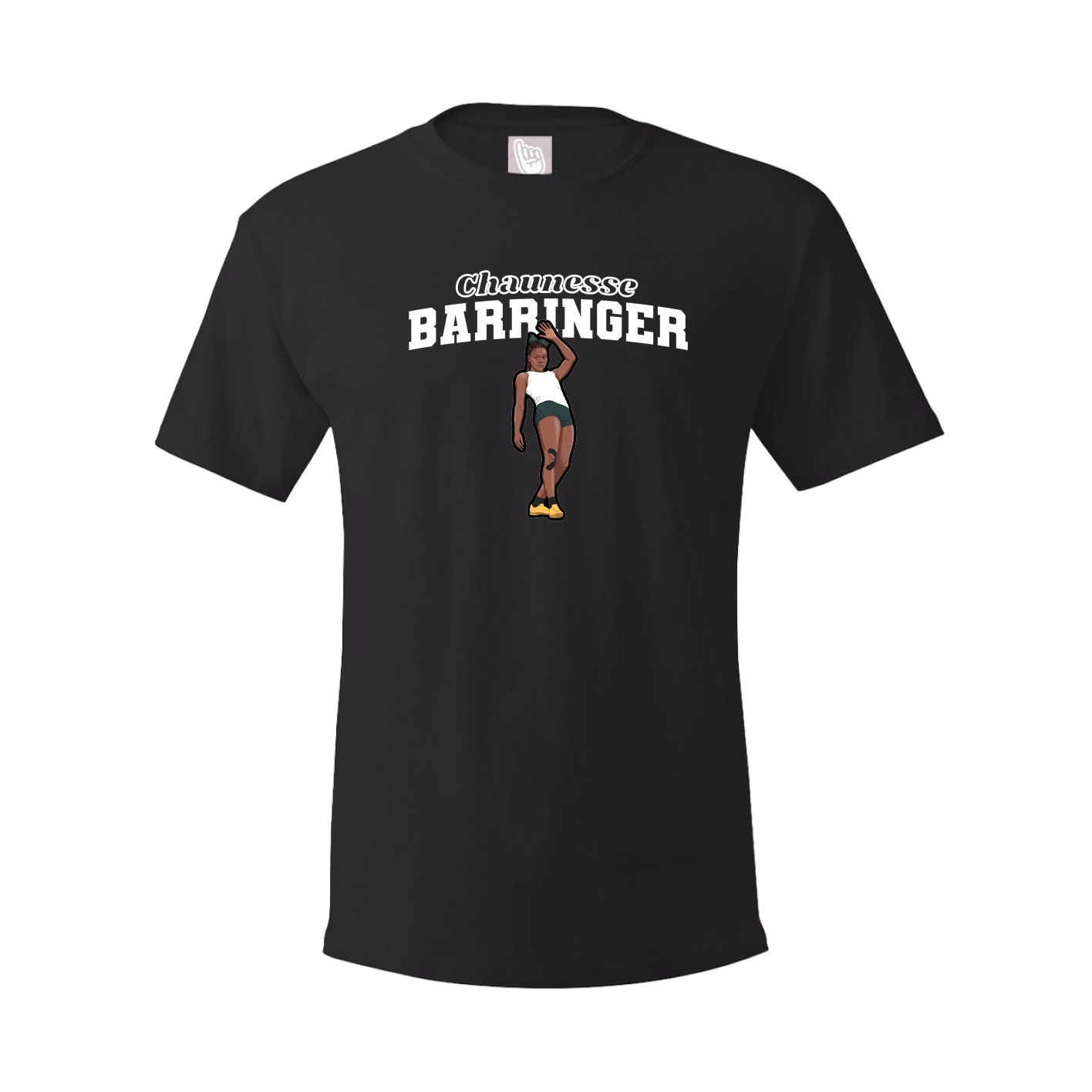 Youth Tee — Name Arch in Black