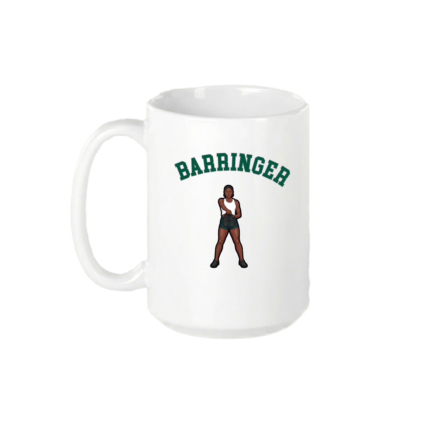 15oz Coffee Mug — Shirsey Arch in White