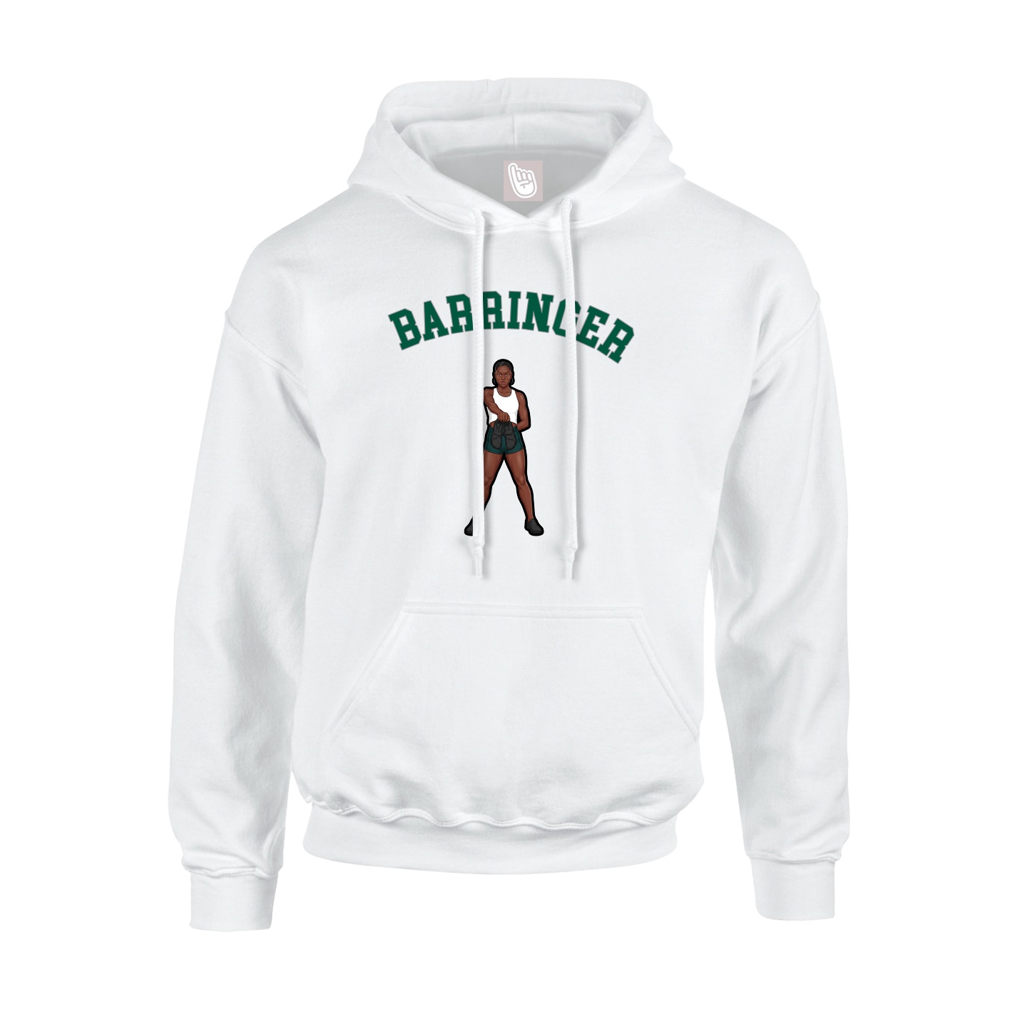 Hoodie — Shirsey Arch in White