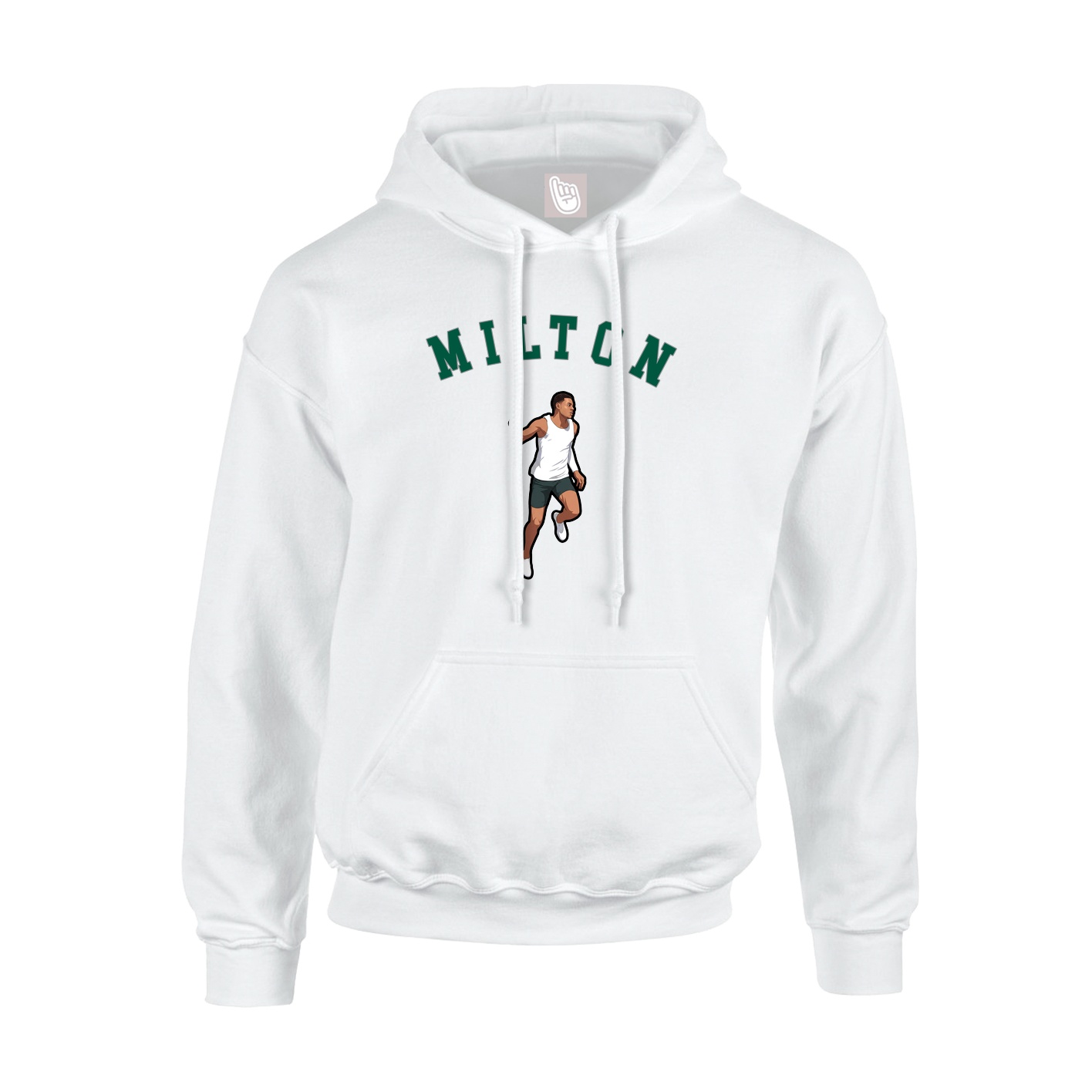 Youth Hoodie — Shirsey Arch in White