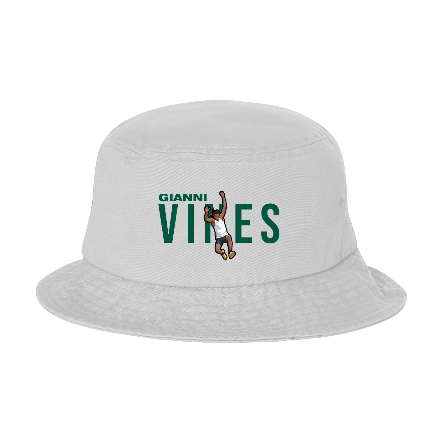 Bucket Cap — Player Name in White