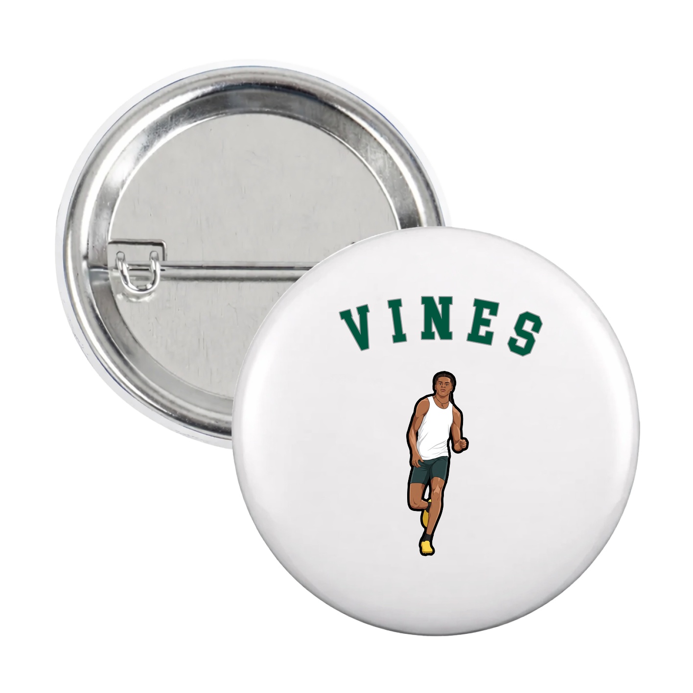 Game Day Button — Shirsey Arch in White