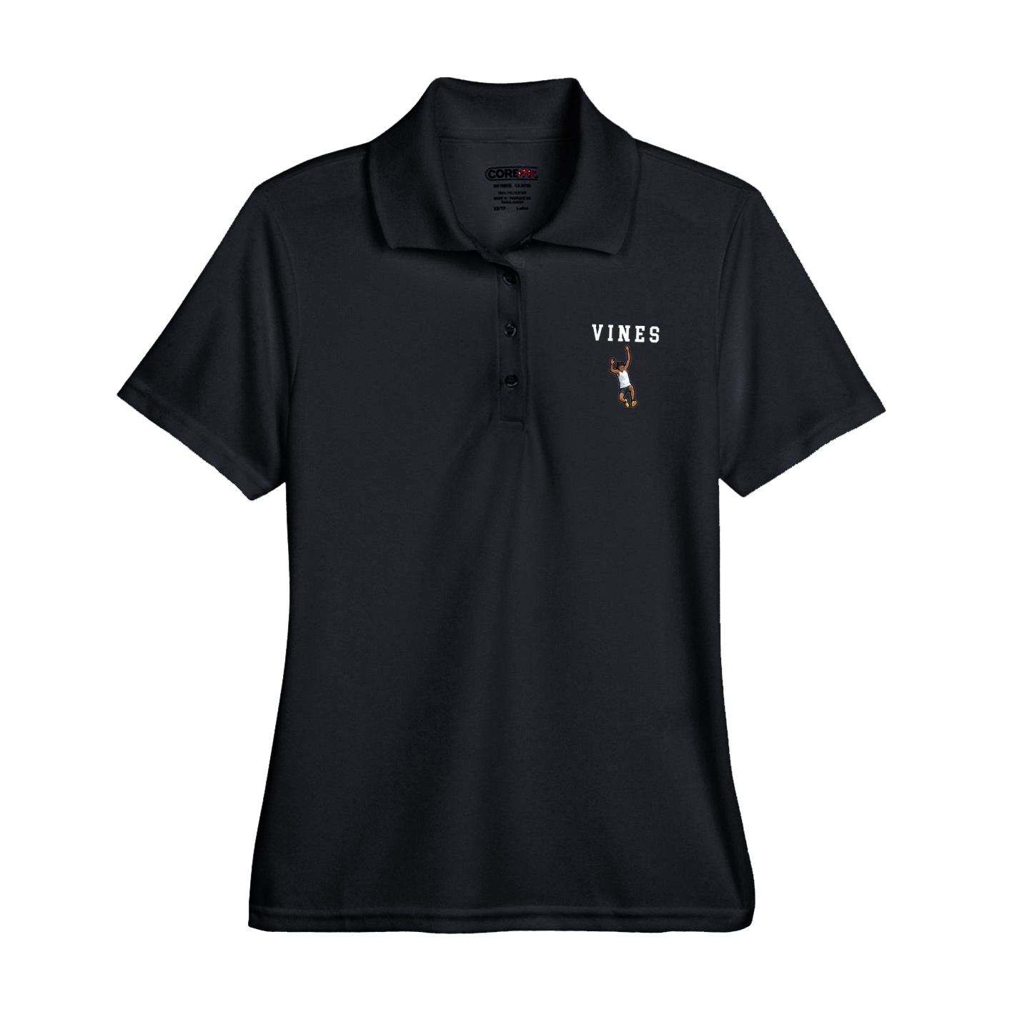 Womens Performance Polo — Shirsey in Black