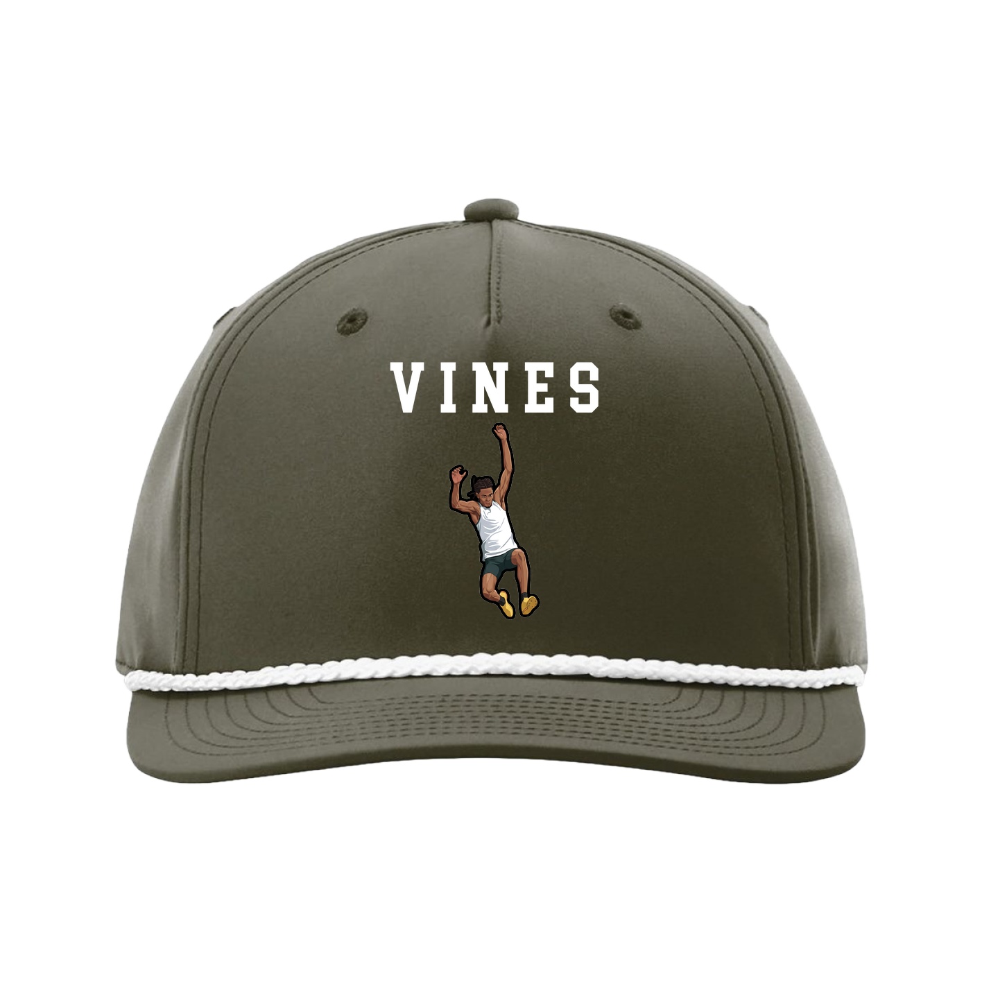 Five-Panel Classic Rope Cap — Shirsey in Green