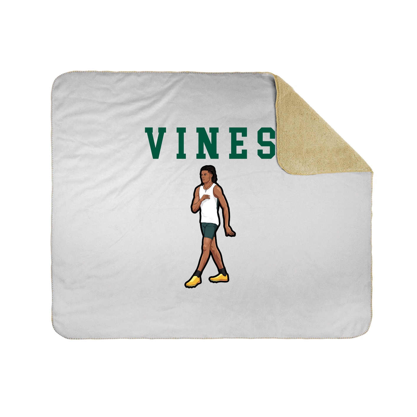 Throw Blanket — Shirsey in White