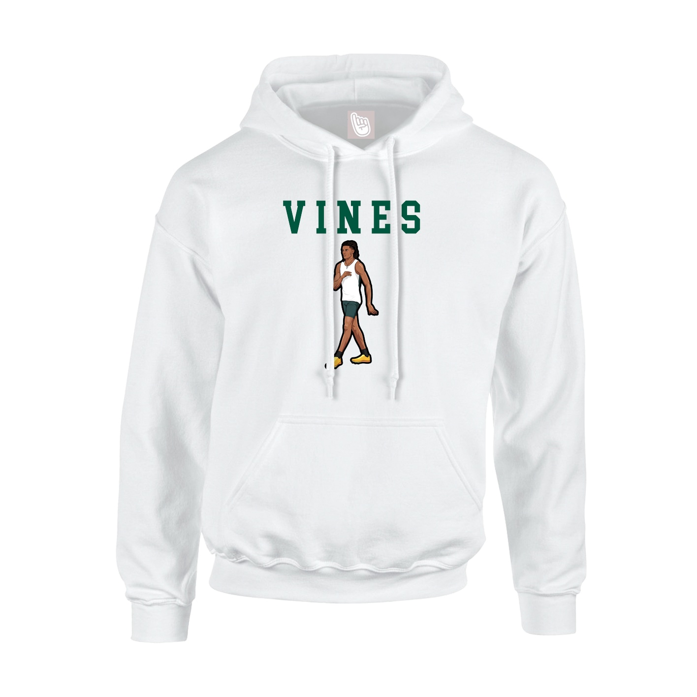 Hoodie — Shirsey in White