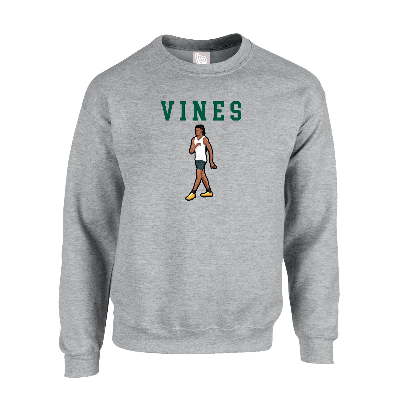 Fleece Crew — Shirsey in Grey