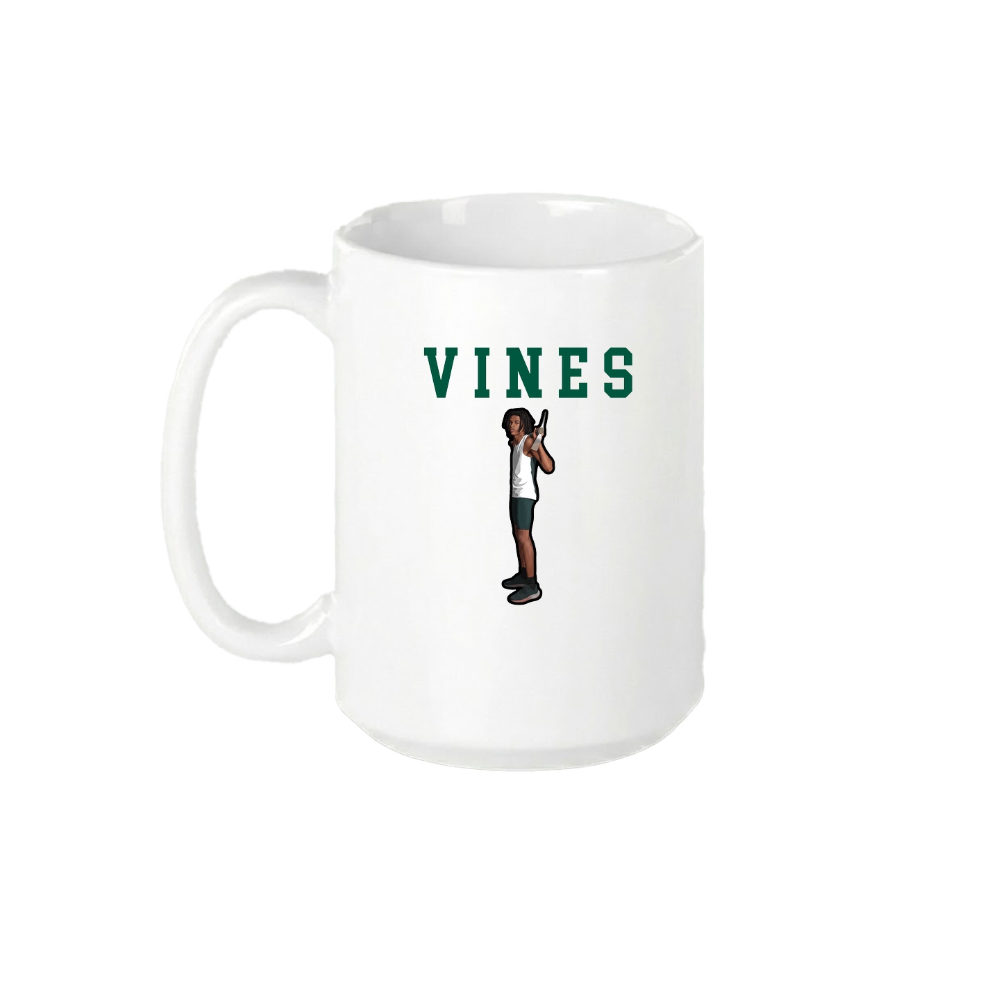 15oz Coffee Mug — Shirsey in White