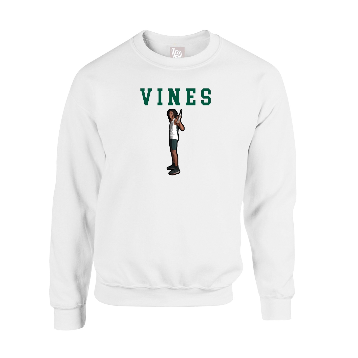 Fleece Crew — Shirsey in White