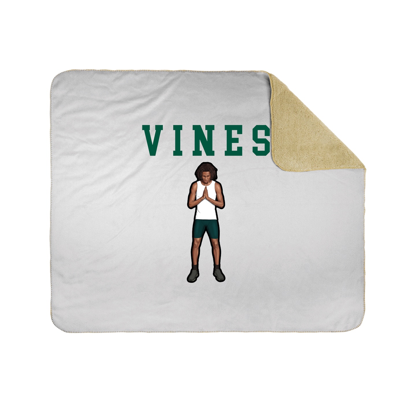 Throw Blanket — Shirsey in White