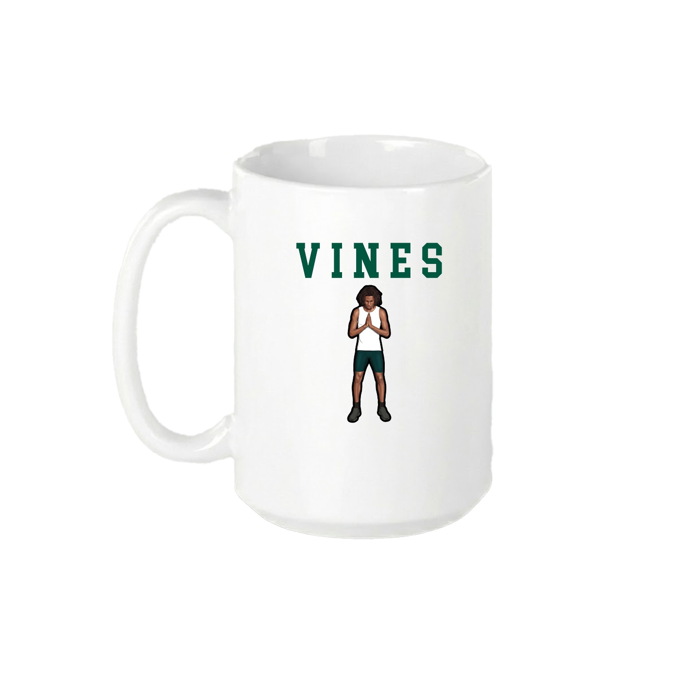 15oz Coffee Mug — Shirsey in White