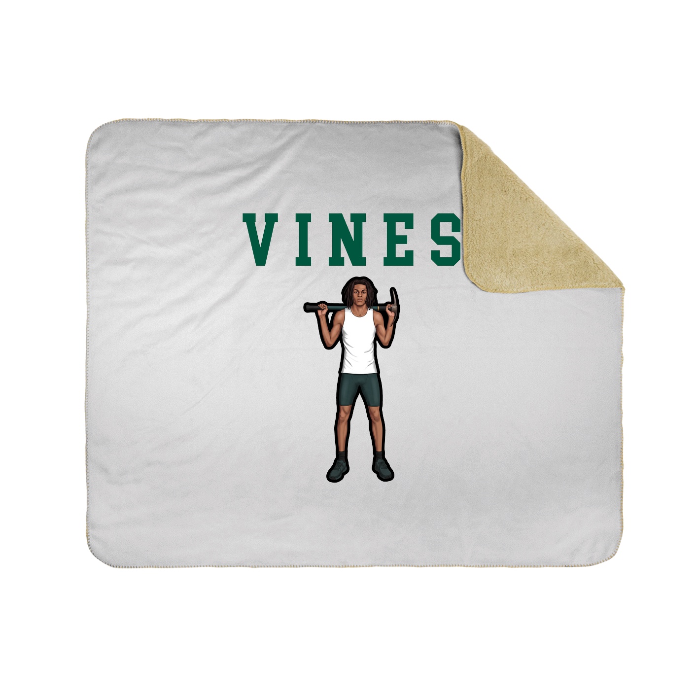 Throw Blanket — Shirsey in White