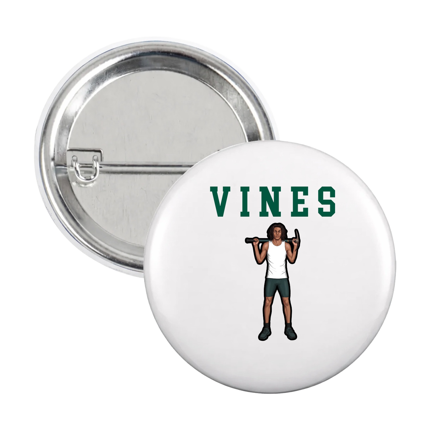 Game Day Button — Shirsey in White