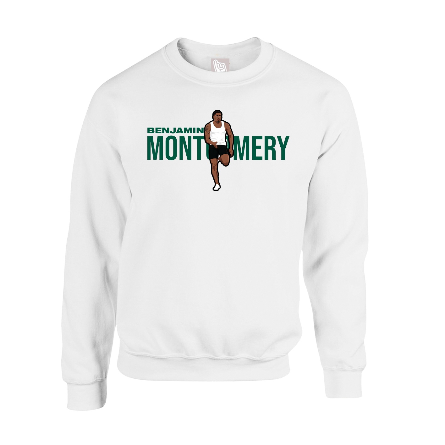Fleece Crew — Player Name in White