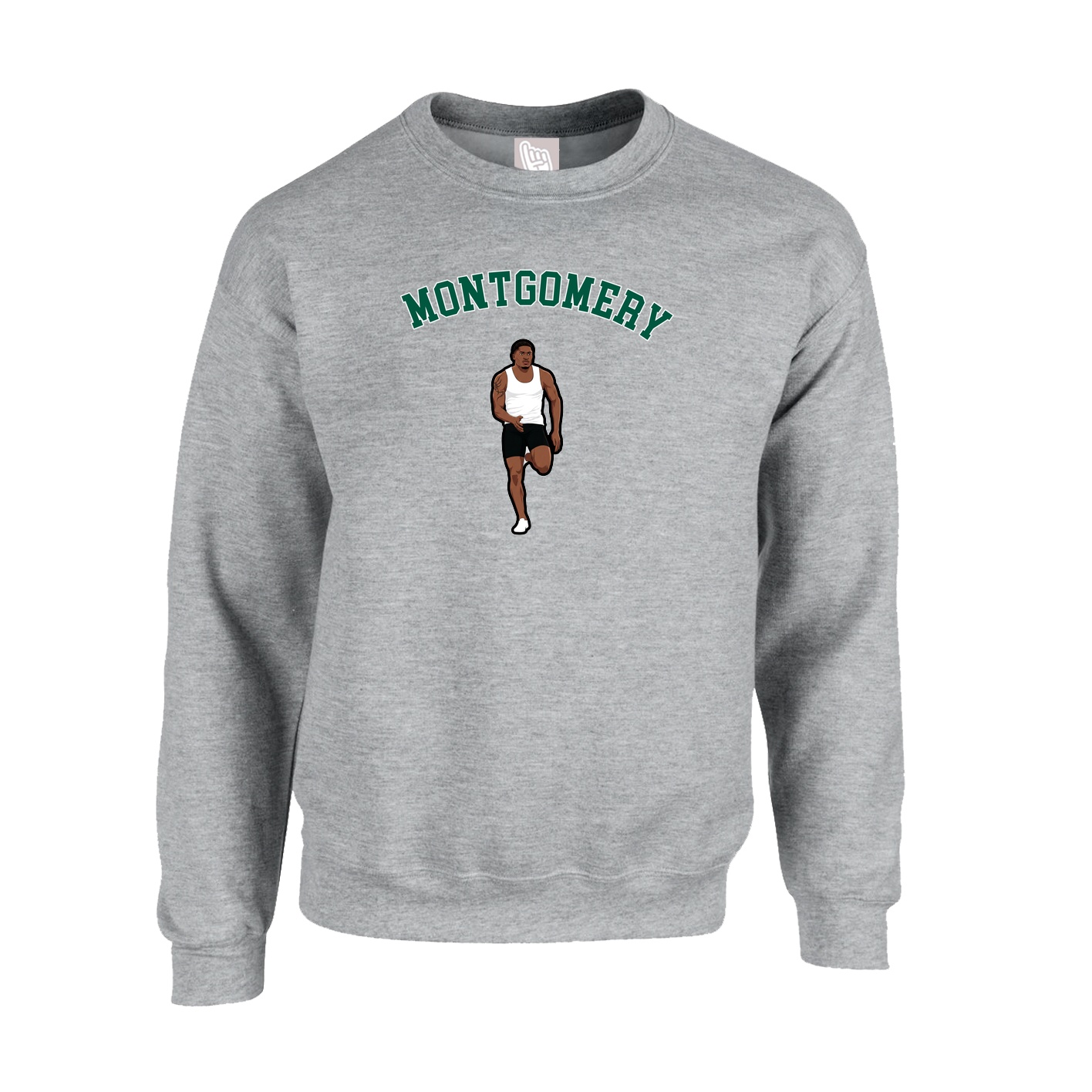Fleece Crew — Shirsey Arch in Grey