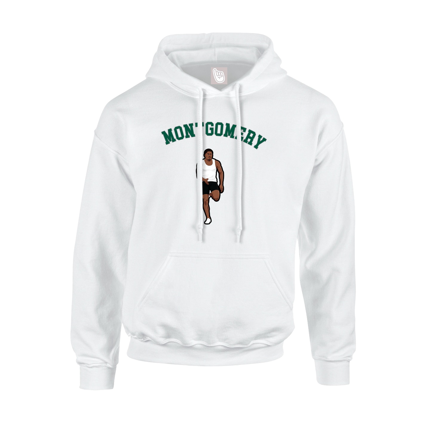 Youth Hoodie — Shirsey Arch in White