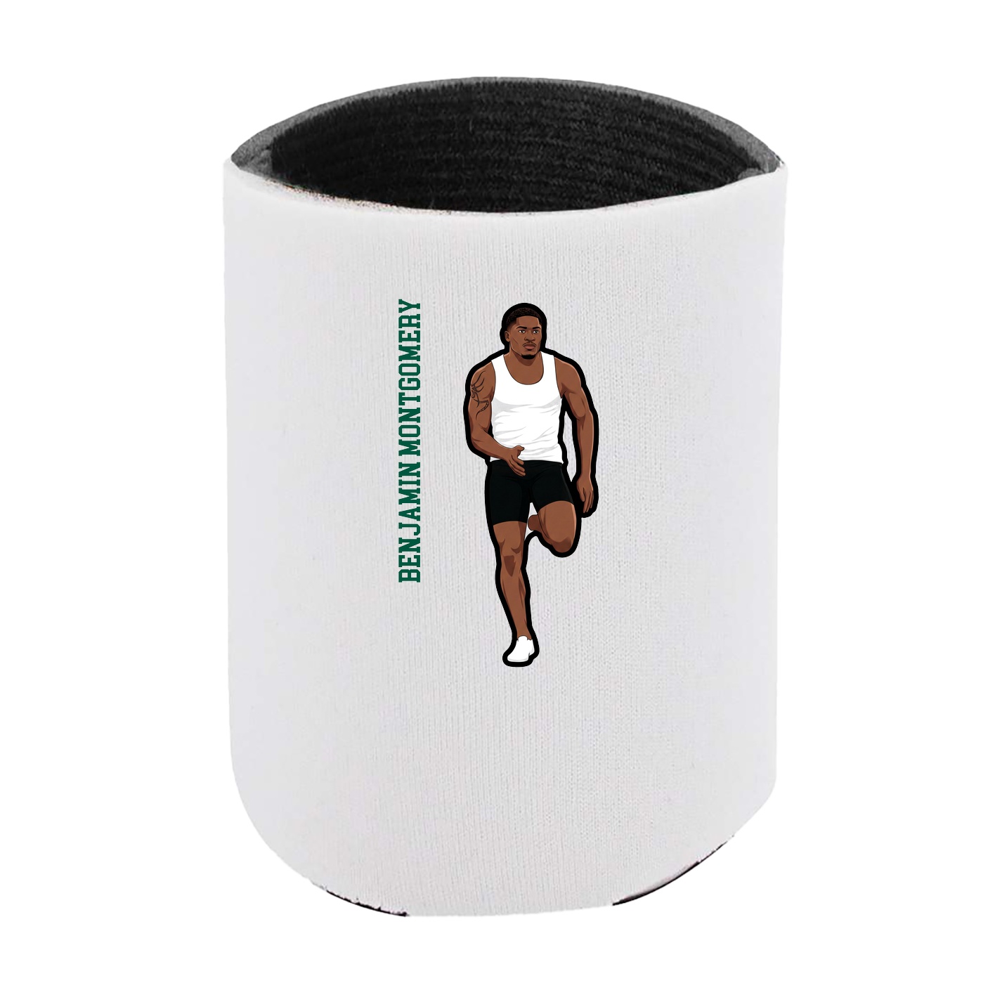 Can Holder — Name Vertical in White