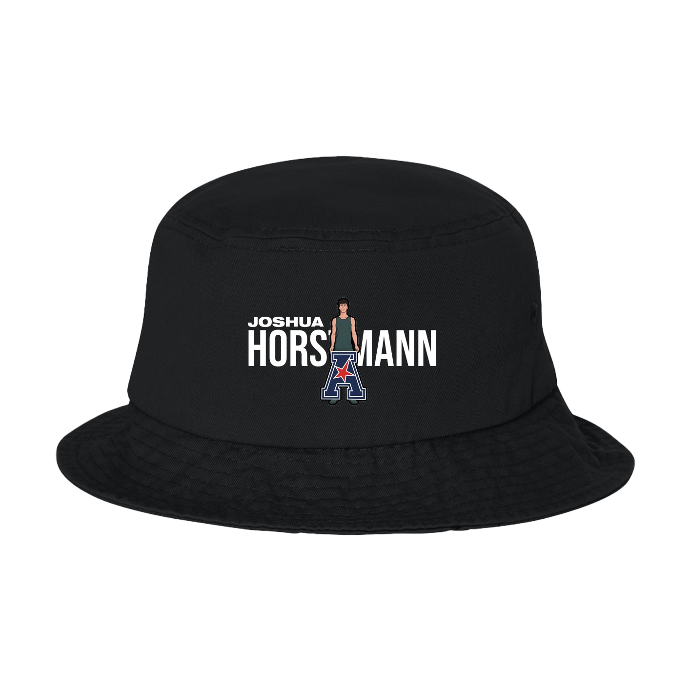 Bucket Cap — Player Name in Black