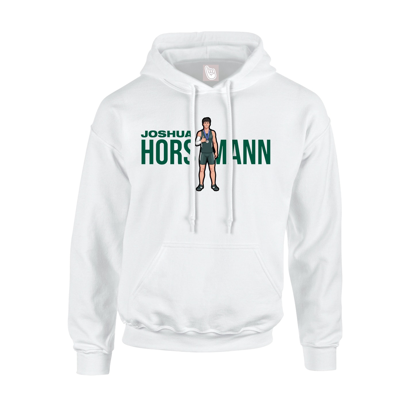 Hoodie — Player Name in White