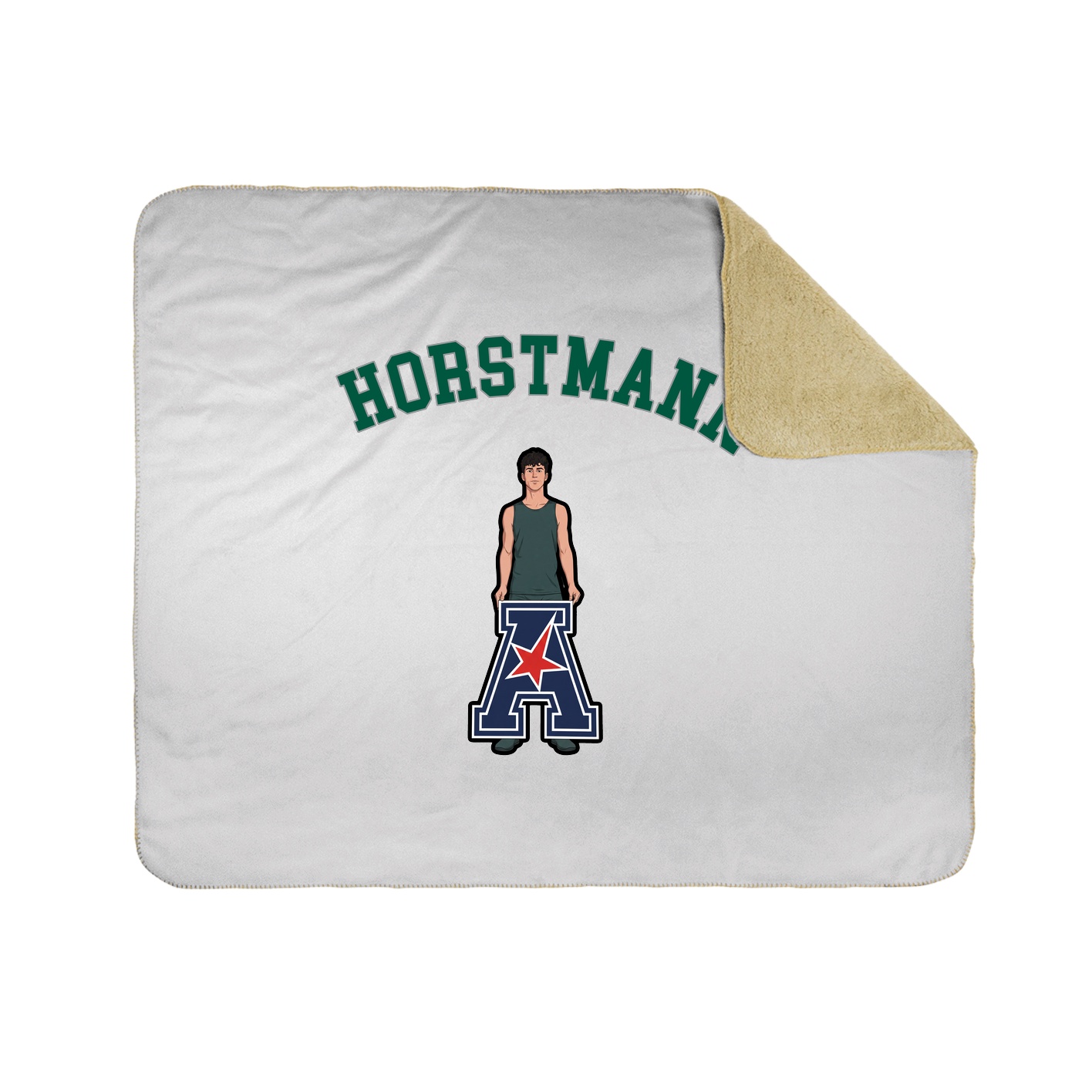 Throw Blanket — Shirsey Arch in White