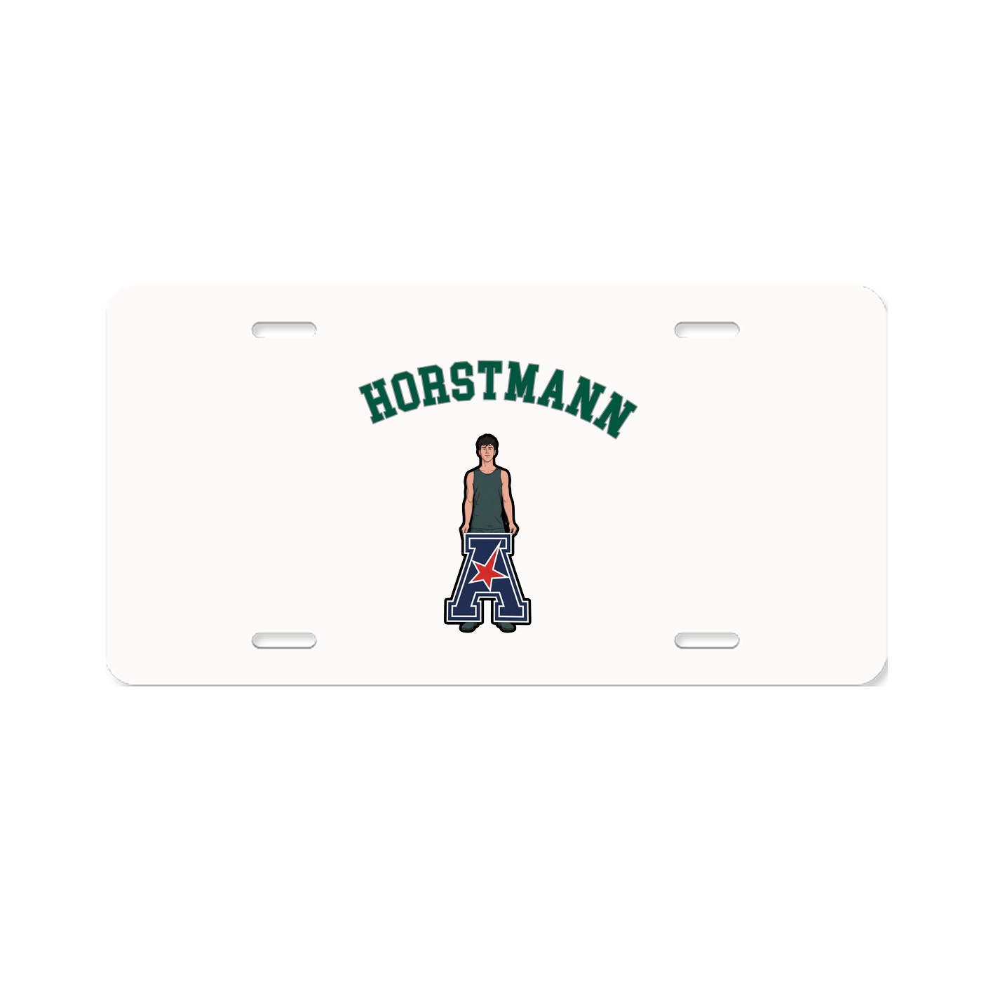 License Plate — Shirsey Arch in Classic