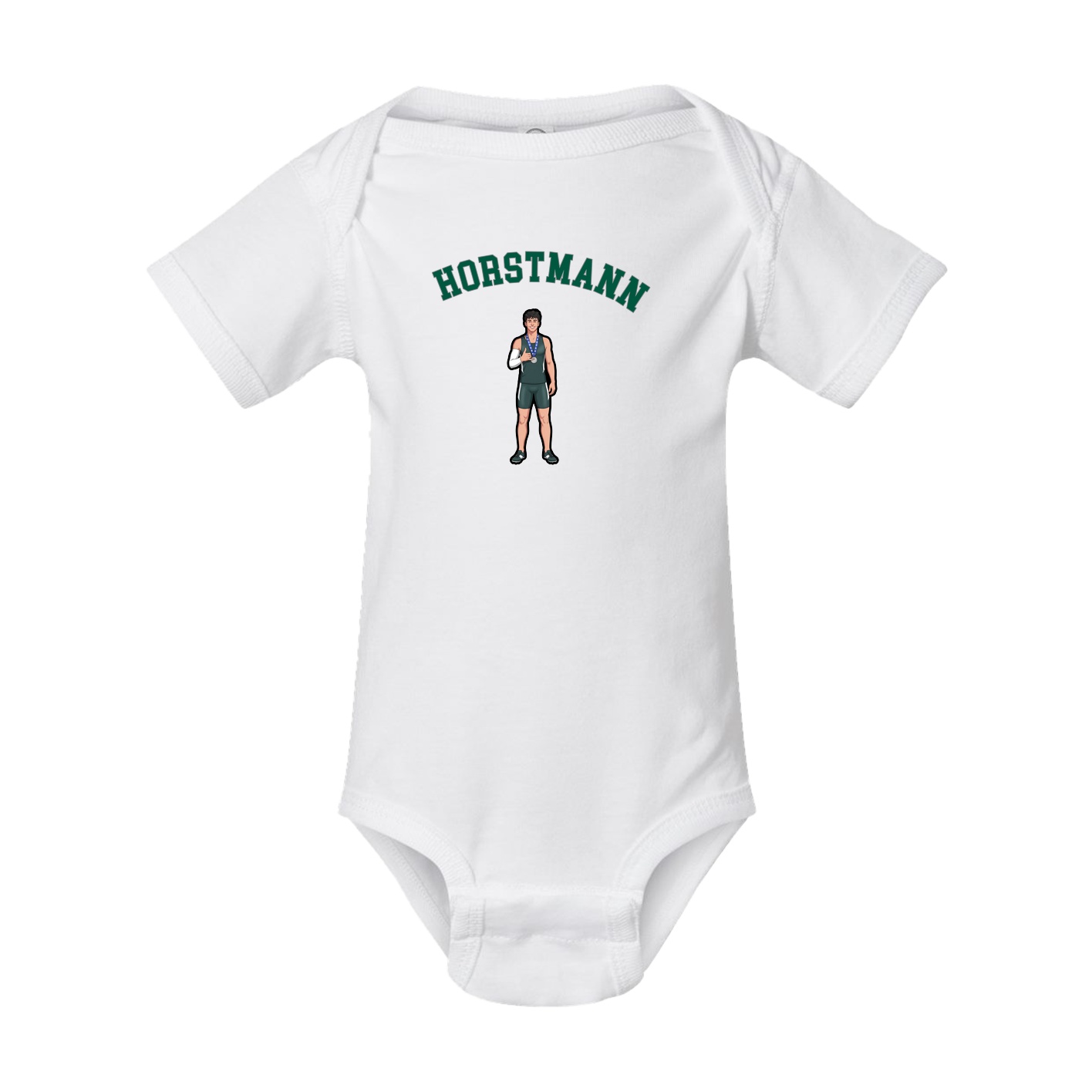 Baby Onesie — Shirsey Arch in White