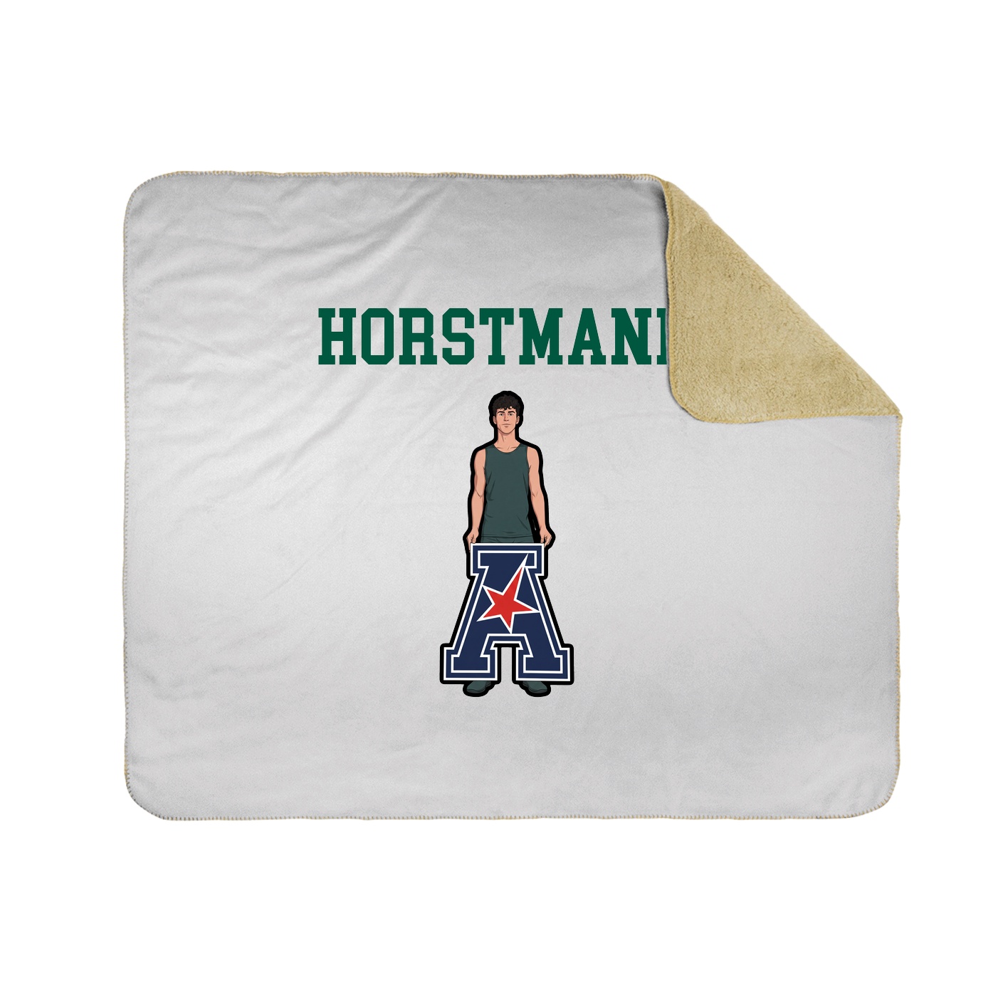 Throw Blanket — Shirsey in White